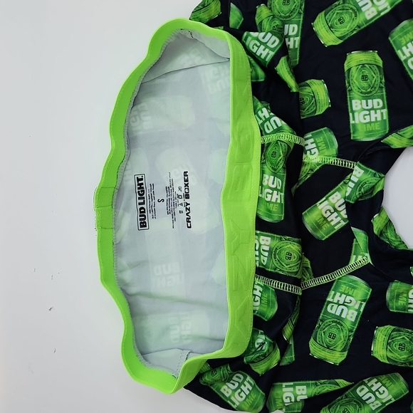 CRAZY BOXER, BUD LIGHT GREEN & BLACK COLOR SMALL (S) SIZE - Picture 8 of 12